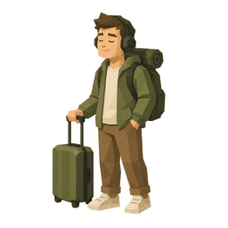 i 人獨旅修行者